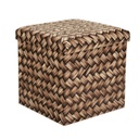 Összehajtható tároló puff fonat mintával - PAILLE