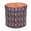 Összehajtható tároló puff-farönk design - SCANDINAVIAN WOODS
