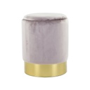 Pasztell lila bársony ülőke, tárolórésszel - MAXIM'S