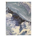 Poszter, absztrakt, keret nélkül, 30x40 cm, szürke - UNE ILE