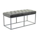 Steppelt bársony ülőpad, szürke - ALBATROS