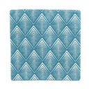 Rombusz mintás díszpárnahuzat, 40x40 cm, kék - MOA