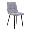 Szövet étkezőszék, steppelt, világosszürke - PALACE