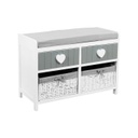 Ülőkés tároló 2 kosárral és 2 fiókkal - JANE EYRE