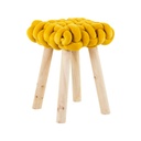 Ülőke csomózott ülőrésszel, okkersárga - MAILLE