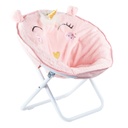Unikornisos gyerekfotel, összehajtható, rózsaszín - GALOP