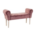 Ülőpad karfával velúr, púder - BOUDOIR