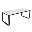 Üveg dohányzóasztal márvány mintával - MARBRE