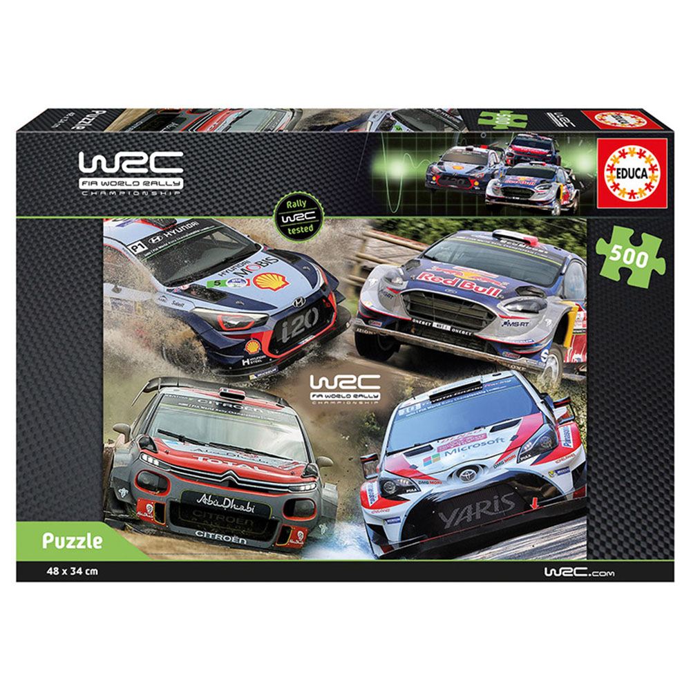 Educa WRC rali-világbajnokság puzzle, 500 darabos