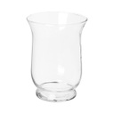 Harang alakú talpas üvegváza, átlátszó - CLOCHE