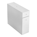 Fürdőszobai tároló, 2 fiókkal, fehér - ISLANDE