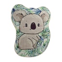 Koalás szőnyeg, 120x160 cm, világosszürke-zöld - KOALA