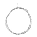 LED fényfüzér, sárga fényű, 1000 cm, ezüst - GUIRLANDE