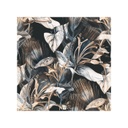 Vászon falikép, trópusi növények, 65x65 cm, sötétkék - PANAMA