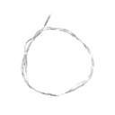 LED fényfüzér, hideg fényű, 240 cm, ezüst - GUIRLANDE