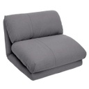 Alacsony fotel, ággyá alakítható, szürke - COMFY