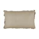 Rojtos díszpárna, 30x50 cm, bézs - BORNEO