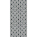 Art déco mintás falmatrica, 250x45 cm, szürke - ART DECO