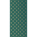 Art déco mintás falmatrica, 250x45 cm, zöld - ART DECO