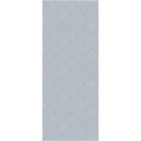 Halszálka mintás falmatrica, 250x45 cm, világoskék-fehér - FILET