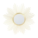 Nap alakú tükör, 32 cm, arany - SOLEIL
