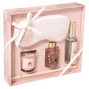 Aromaterápiás ajándék szett, alvómaszkkal, rózsaszín - AROMATIQUE