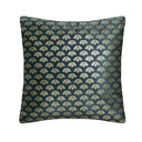 Arany fa mintás díszpárna, 40x40 cm, fenyőzöld - ARBRE D'OR