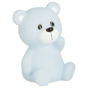 LED-es éjszakai fény, maci, világoskék - TEDDY