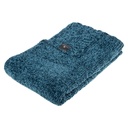 Zsenília takaró, 130x180 cm, olajkék - TOUDOU