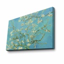 Vászon falikép, Vincent van Gogh másolat, Mandulavirágzás, világoskék - PRINTEMPS