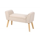 Szövet ülőpad, krémszínű - DINARD