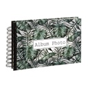 Spirálos fényképalbum, levélmintás, 240 fotónak, zöld - SOUVENIR