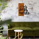 Fa fali dekoráció, diófa
fekete -