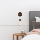 Fali lámpa, arany -