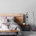 Fali lámpa, fekete -