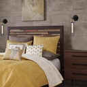 Fali lámpa, fekete -