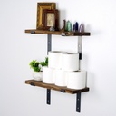 Falipolcszett, 2 db, fekete
diófa -