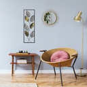 Fém fali dekoráció, többszínű -