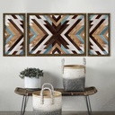 Keretezett falikép, többszínű -