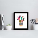 Keretezett falikép, többszínű -