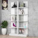 Könyvespolc, fehér -