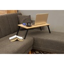 Laptop állvány, fenyőfa
fekete -