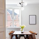 Mennyezeti lámpa, fekete
fehér -