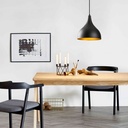 Mennyezeti lámpa, fekete
arany -