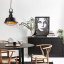 Mennyezeti lámpa, fekete
arany -