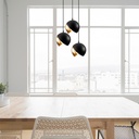 Mennyezeti lámpa, fekete
arany -