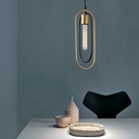 Mennyezeti lámpa, fekete
arany -