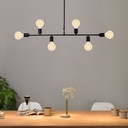 Mennyezeti lámpa, fekete -