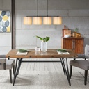 Mennyezeti lámpa, fekete
krémszínű -