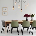 Mennyezeti lámpa, réz -